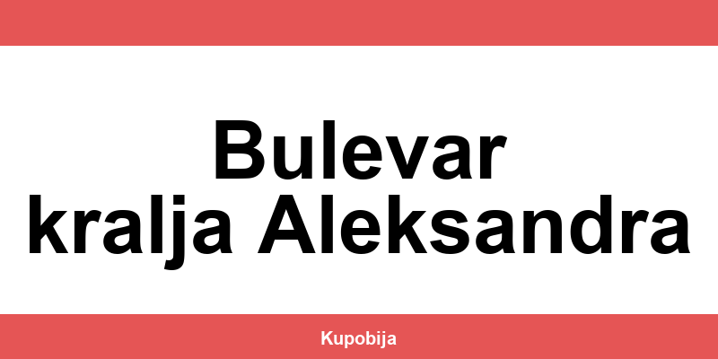 IDEA Bulevar kralja Aleksandra radno vreme i lokacije