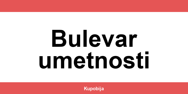 IDEA Bulevar umetnosti radno vreme i lokacije