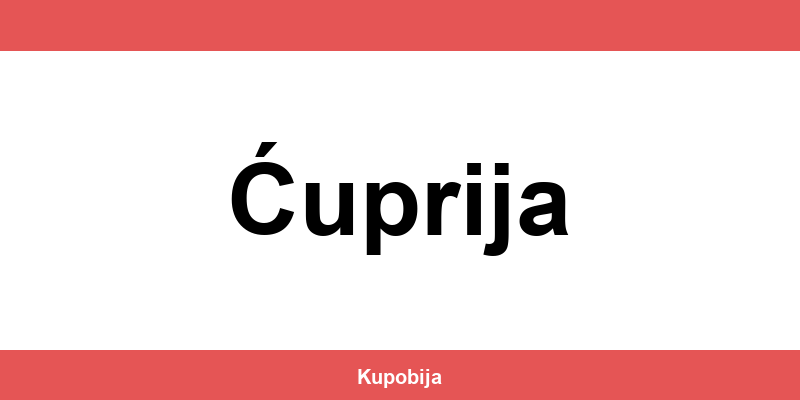 IDEA Ćuprija radno vreme i lokacije