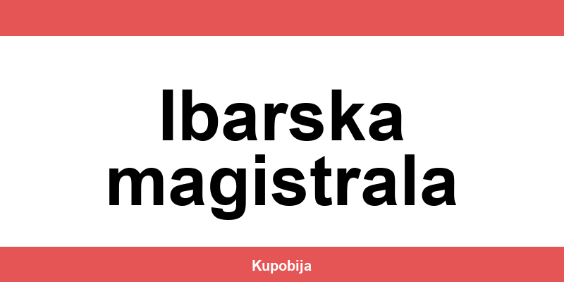 IDEA Ibarska magistrala radno vreme i lokacije