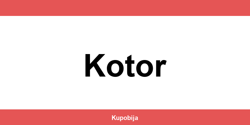 IDEA Kotor radno vreme i lokacije