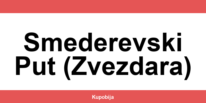 IDEA Smederevski Put (Zvezdara) radno vreme i lokacije