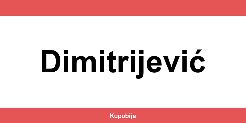 IDEA Dimitrijević radno vreme i lokacije