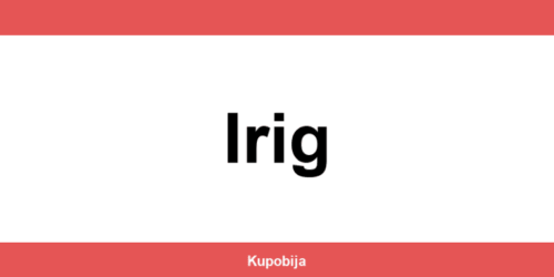 IDEA Irig radno vreme i lokacije