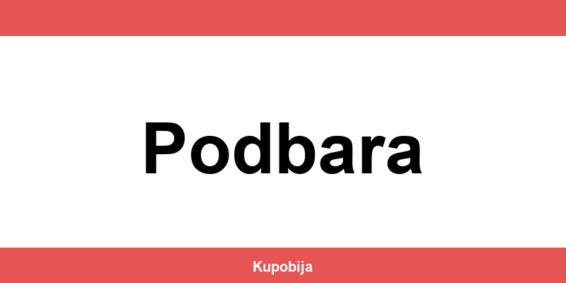 IDEA Podbara radno vreme i lokacije